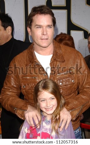 Ray Liotta and daughter at the world premiere of \