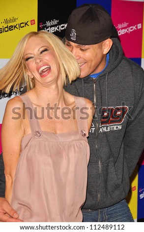 Jenna Jameson and Tito Ortiz at the launch of T-Mobile Sidekick ID, T-Mobile Sidekick Lot, Hollywood, CA. 04-13-07