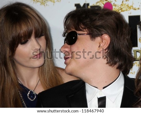 Paris Jackson, Prince Jackson at the Mr. Pink Ginseng Drink Launch Party, Beverly Wilshire Hotel, Beverly Hills, CA 10-11-12