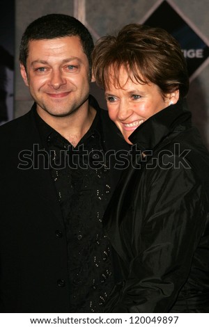 Andy Serkis and Lorraine Ashbourne at the World Premiere of \