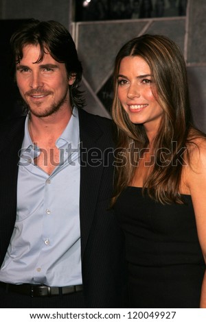 Christian Bale and Sibi Blazic at the World Premiere of \