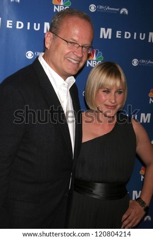 Kelsey Grammer and Patricia Arquette at the NBC fall party for the hit drama \