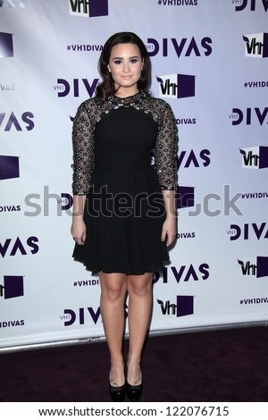 Demi Lovato at VH1 Divas 2012, Shrine Auditorium, Los Angeles, CA 12-16-12