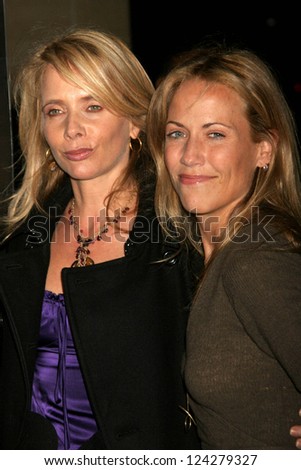 LOS ANGELES - DECEMBER 09: Rosanna Arquette and Sheryl Crow at the Los Angeles Premiere of Inland Empire at LACMA December 09, 2006 in Los Angeles, CA.