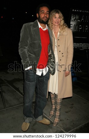 LOS ANGELES - DECEMBER 09: Laura Dern and Ben Harper at the Los Angeles Premiere of Inland Empire at LACMA December 09, 2006 in Los Angeles, CA.