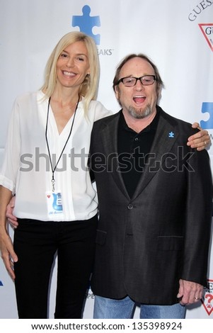 Stephen Stills and wife at the Light Up The Blues Concert Benefiting Autism Speaks, Club Nokia, Los Angeles, CA 04-13-13