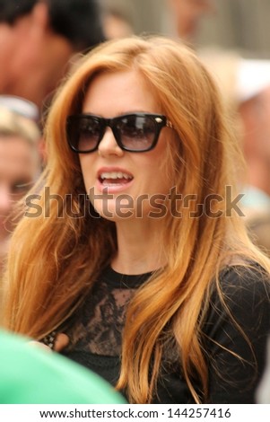 Isla Fisher at the Jerry Bruckheimer Star on the Hollywood Walk of Fame ceremony, Hollywood, CA 06-24-13
