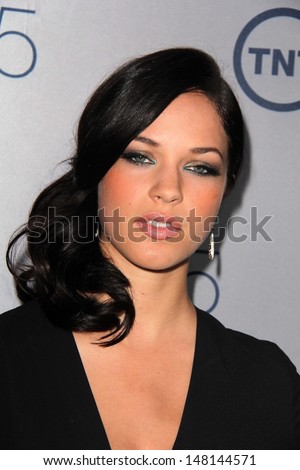 Alexis Knapp at the TNT 25th Anniversary Party, Beverly Hilton Hotel, Beverly Hills, CA 07-24-13