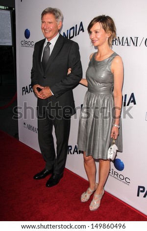 Harrison Ford and Calista Flockhart at the \