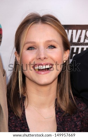 Kristen Bell at the Invisible Children Fourth Estate\'s Founders Party, UCLA, Westwood, CA 08-10-13