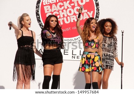 Little Mix at Teen Vogue's Back-To-School Saturday Kick-Off Event, The Grove, Los Angeles, CA 08-09-13