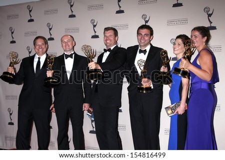 Childrens Hospital Producers at the Primetime Creative Arts Emmy Awards 2013 Press Room, Nokia Theater, Los Angeles, CA 09-15-13