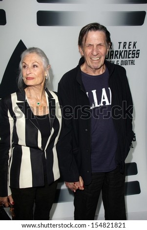 Leonard Nimoy and wife Susan at the \