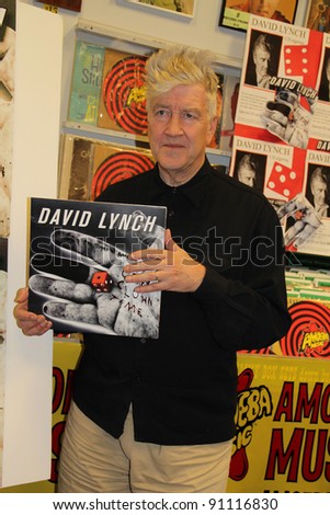 David Lynch signs his new CD \
