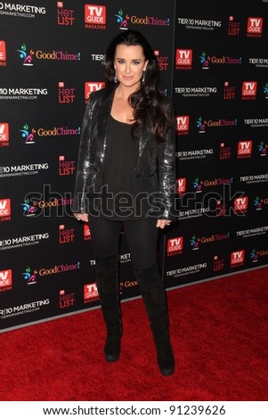 Kyle Richards at TV Guide Magazine\'s Annual Hot List Party, Greystone Mansion Supperclub, Beverly Hills, CA 11-07-11