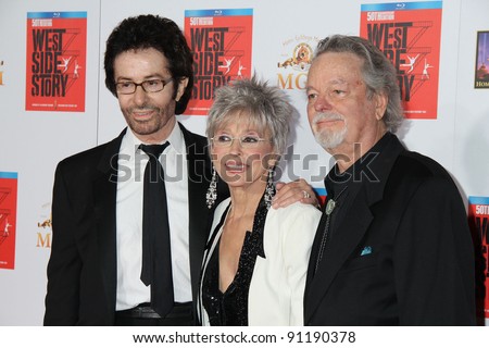 George Chakiris, Rita Moreno, Russ Tamblyn at the West Side Story 50th Anniversary Screening, Chinese Theater, Hollywood, CA 11-15-11