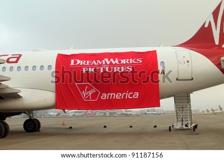 Atmosphere at the Virgin America Unveiling of the 