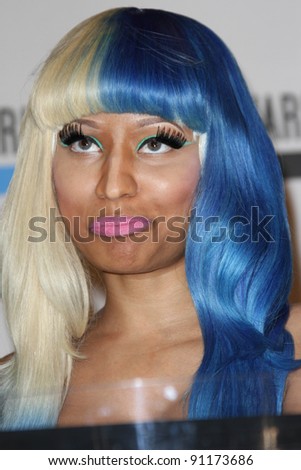 Nicki Minaj at the American Music Awards Nominations, JW Marriott, Los Angeles, CA 10-11011