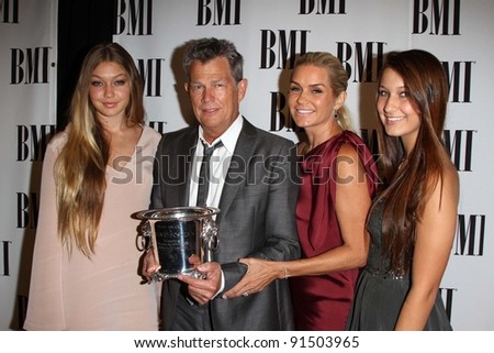 David Foster and Family at the BMI Pop Music Awards, Beverly Wilshire Four Seasons Hotel, Beverly Hills, CA. 05-17-11