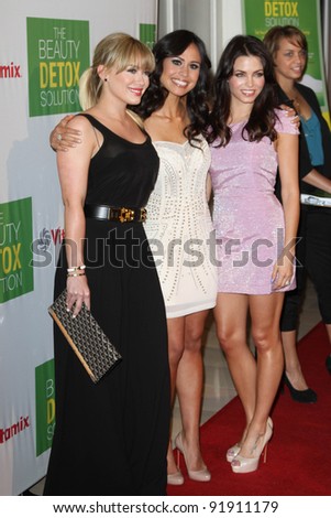 Hilary Duff and Kimberly Snyder and Jenna Dewan-Tatum at \