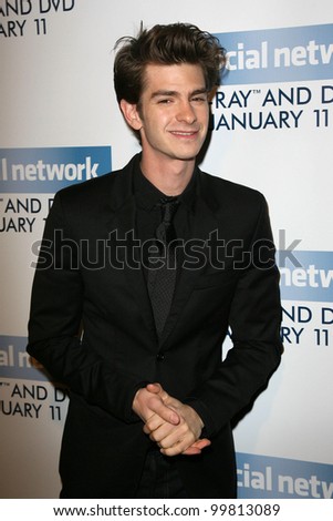 Andrew Garfield  at  \'The Social Network\' Blu-Ray and DVD Launch, Spago, Beverly Hills, CA. 01-06-11