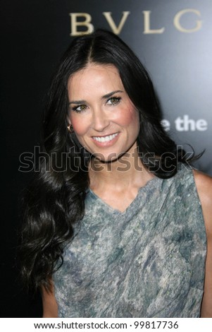 Demi Moore at a Bvlgari Private Event Honoring Simon Fuller And Paul Haggis To Benefit Save The Children And Artists For Peace And Justice, Private Location, Beverly Hills, CA. 01-13-11