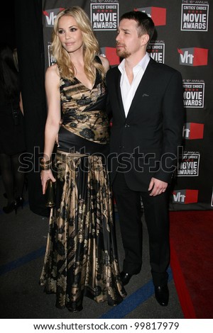 Leslie Bibb and Sam Rockwell  at the 16th Annual Critics\' Choice Movie Awards Arrivals, Hollywood Palladium, Hollywood, CA. 01-14-11