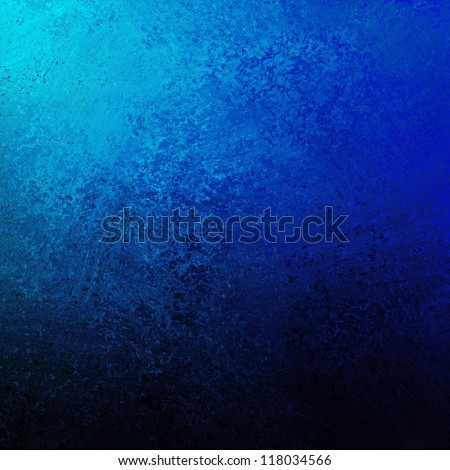 abstract blue background or blue paper with black faded border of vintage grunge background texture design or distressed grungy old blue black background color canvas for banner or brochure or web ad