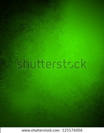 green vintage background black border edges with bright corner spotlight, vintage grunge background texture layout abstract gradient background, luxury black green paper or wall paint for brochure ad
