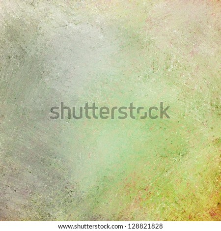 abstract white background gray green and yellow color accent, rough distressed vintage grunge background texture design, old faded background, dirty messy sponge grunge texture, abstract vintage paper