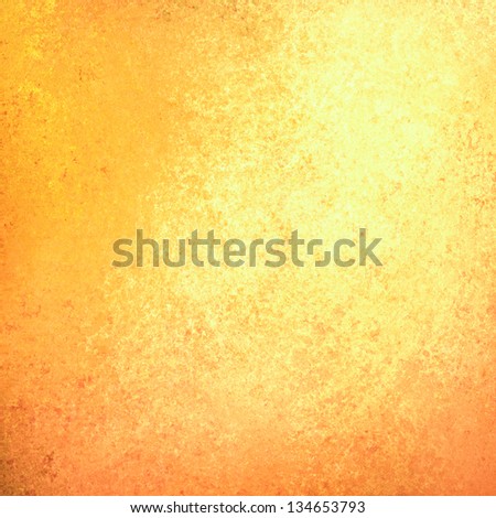 abstract gold background yellow orange, light faint vintage grunge background texture gold yellow paper layout design, warm background bright sunny halloween fall background autumn color paint wall