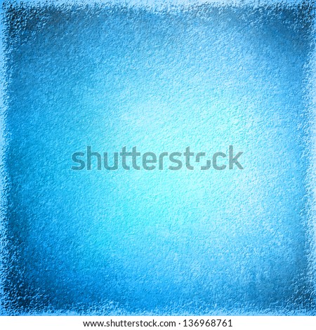 sky blue background abstract solid design vintage grunge background texture aged border frame darker edges layout, cool bright blue paper stationary, old blue website brochure background art image