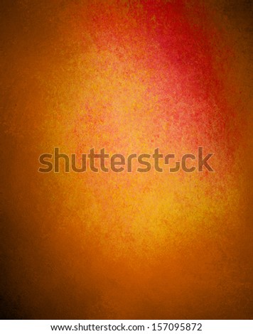 abstract orange background red pink gold bright colorful background frame vintage grunge background texture splash design or warm autumn background halloween poster web template, painted wall canvas