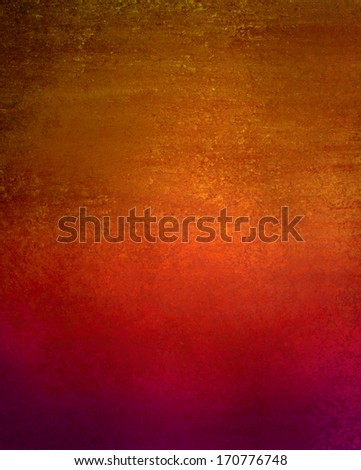 warm hot pink orange and gold color background design layout with vintage grunge background texture, yellow color gradient into autumn colors, beautiful brochure or website template background layout