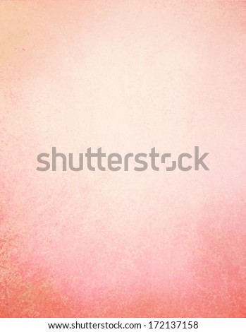 abstract pink background peach color, warm  beige background of vintage grunge background texture white center, pastel cream paper orange border for halloween autumn background design, white center