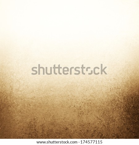 abstract gold background paper with brown border and cream beige background neutral color in vintage grunge background texture design on old distressed canvas or wall for scrapbook or web template
