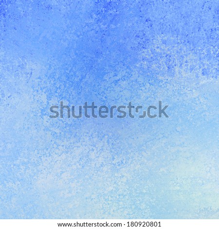 abstract blue background texture and white sponge grunge design