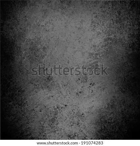 abstract black background, gray parchment texture or soft distressed vintage texture with light gray center and darker black border, faded gray paper, elegant gray website template
