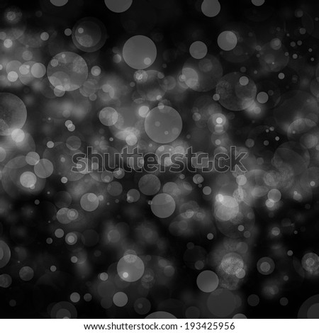 abstract black background white glitter lights, round image circle background, sparkling fantasy dream background bright white festive bubble background, blur bokeh lights, shining stars sky