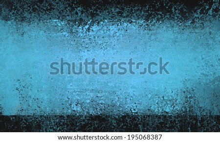 black blue background, blue striped grunge texture center with black borders, shiny blue smeared paint rectangle web backdrop, abstract blue and black background