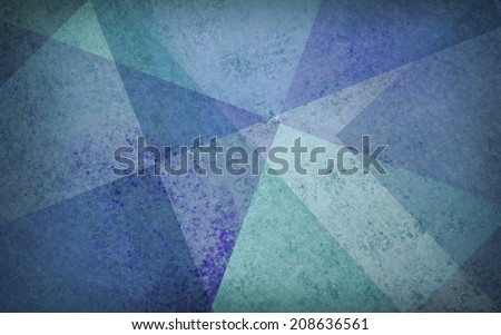 abstract blue green background with texture and layers of random abstract shapes and angles