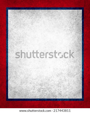 red white and blue background paper, vintage texture layered border design