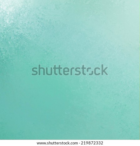 teal blue green background paper texture design with light white corner paint
