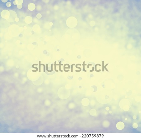 abstract gold bubble background with pale filter effect, bokeh lights background design, sparkles and shimmery circle shape background