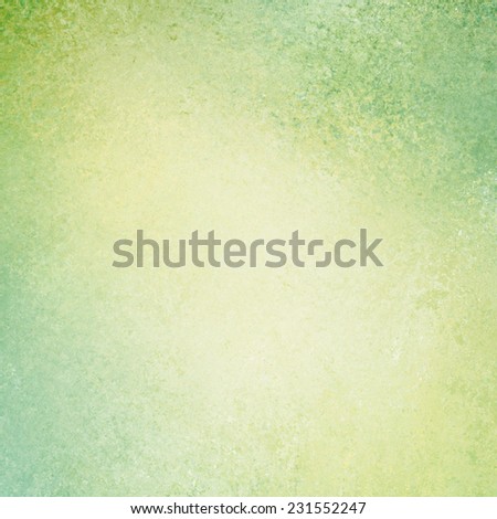 yellow green background with textured dark green border grunge, light spring green paper design