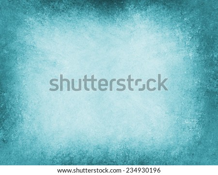 blue background with light center and dark vignette border with vintage grunge texture design