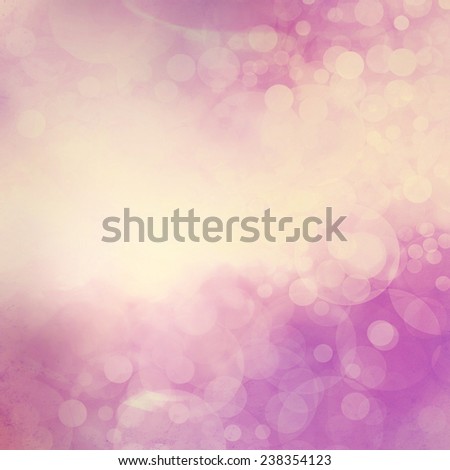 yellowed purple and white bokeh background, faded cloudy white lights sparkling in the sky. Fantasy background design.