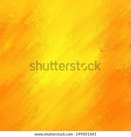 bright smeared gold paint with orange grunge border, bright sunny yellow streaks of color, yellow background