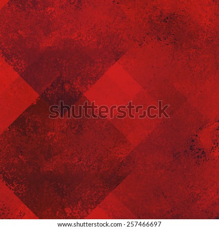 old vintage background illustration, distressed old textured red layered squares or diamond shapes in geometric pattern design, old background paper