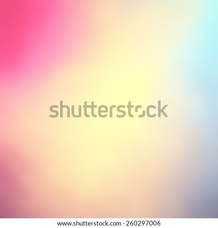 abstract pink gold and blue background sky illustration, colorful blurred background